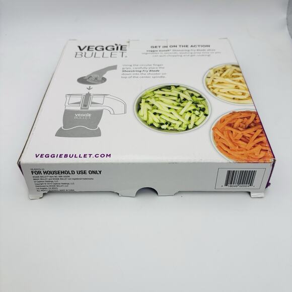 Magic Bullet Veggie Bullet VB-101 Shoestring Fry Blade VBR-U0206 ~ NEW, UNUSED - Picture 8 of 11